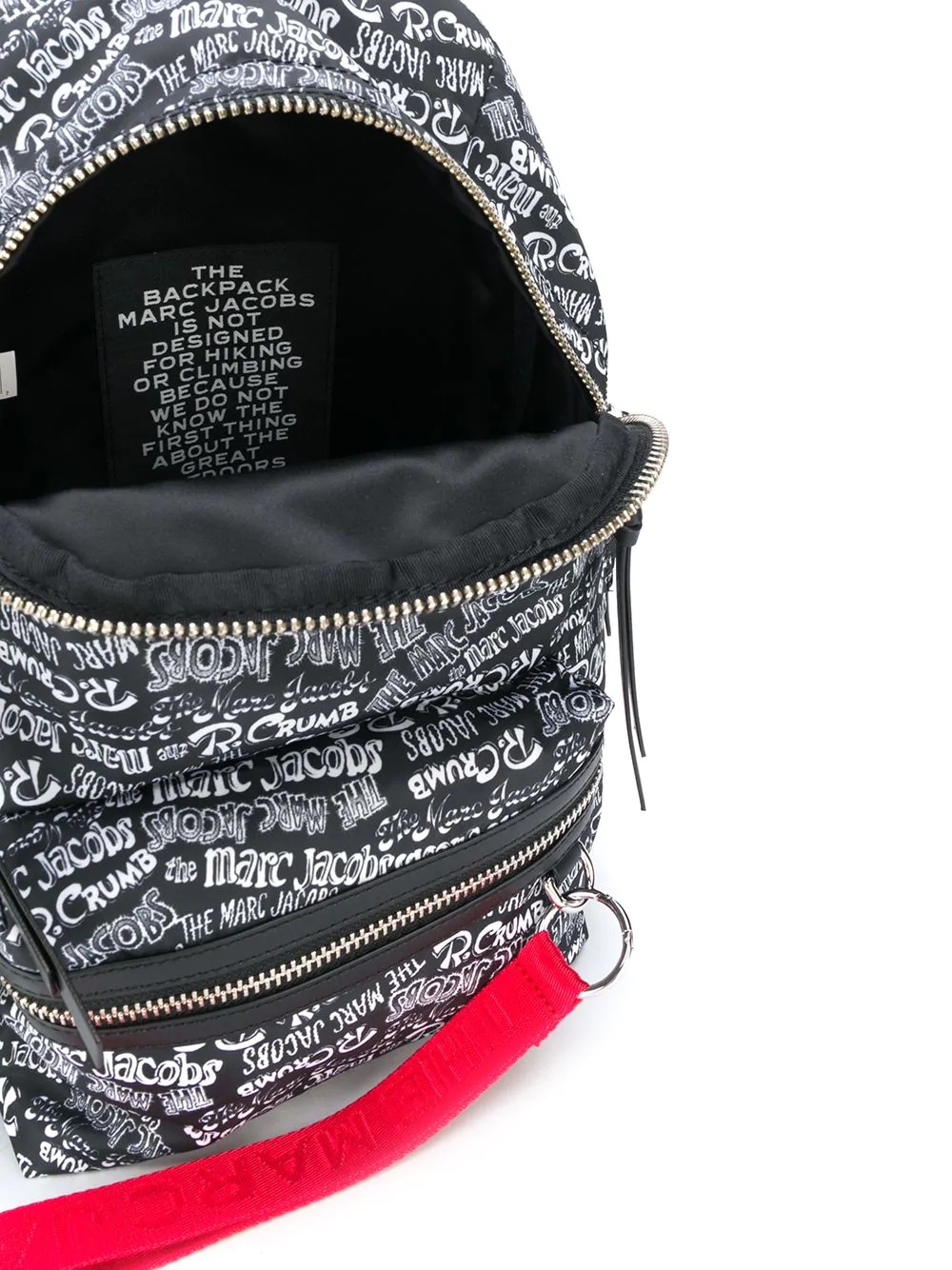 printed logo backpack - 5