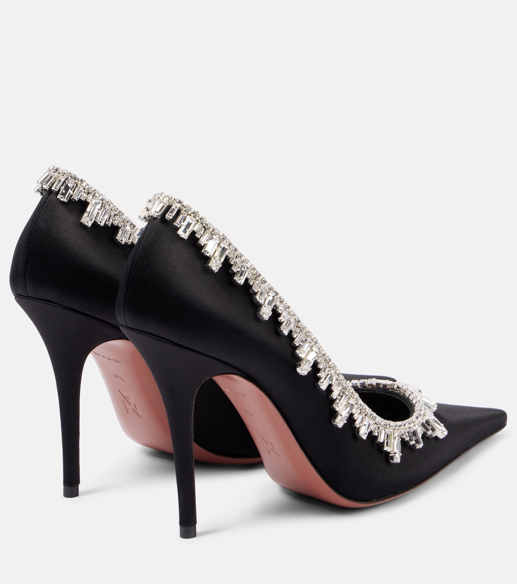 Begumissima 105 embellished satin pumps - 2