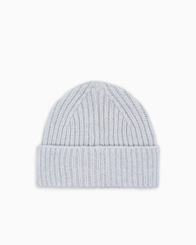 GIORGIO ARMANI GIORGIO ARMANI NEVE RIBBED CASHMERE BEANIE outlook