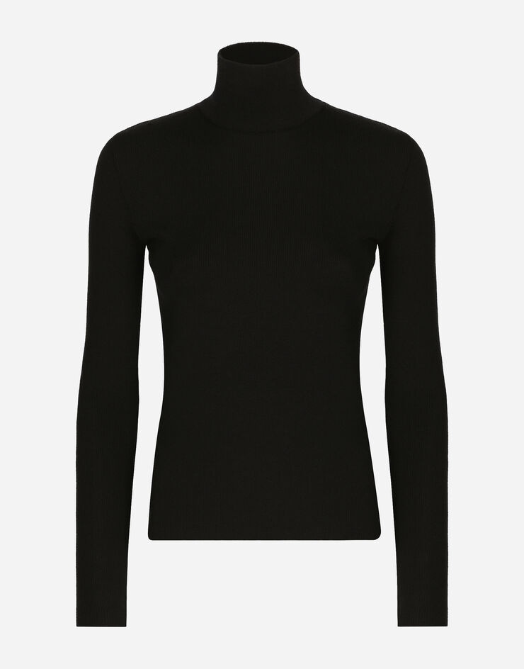 Cashmere turtle-neck sweater - 1