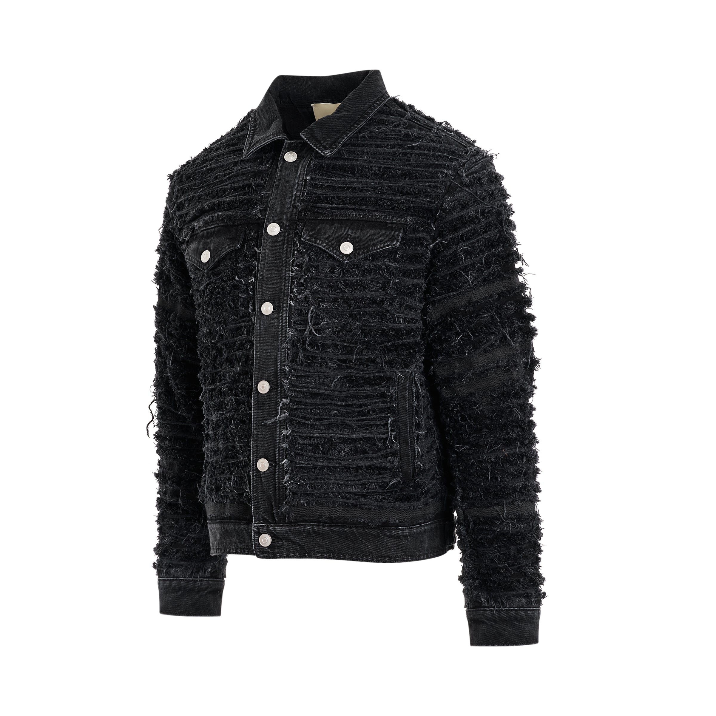 Blackmeans Denim Jacket in Washed Black - 2