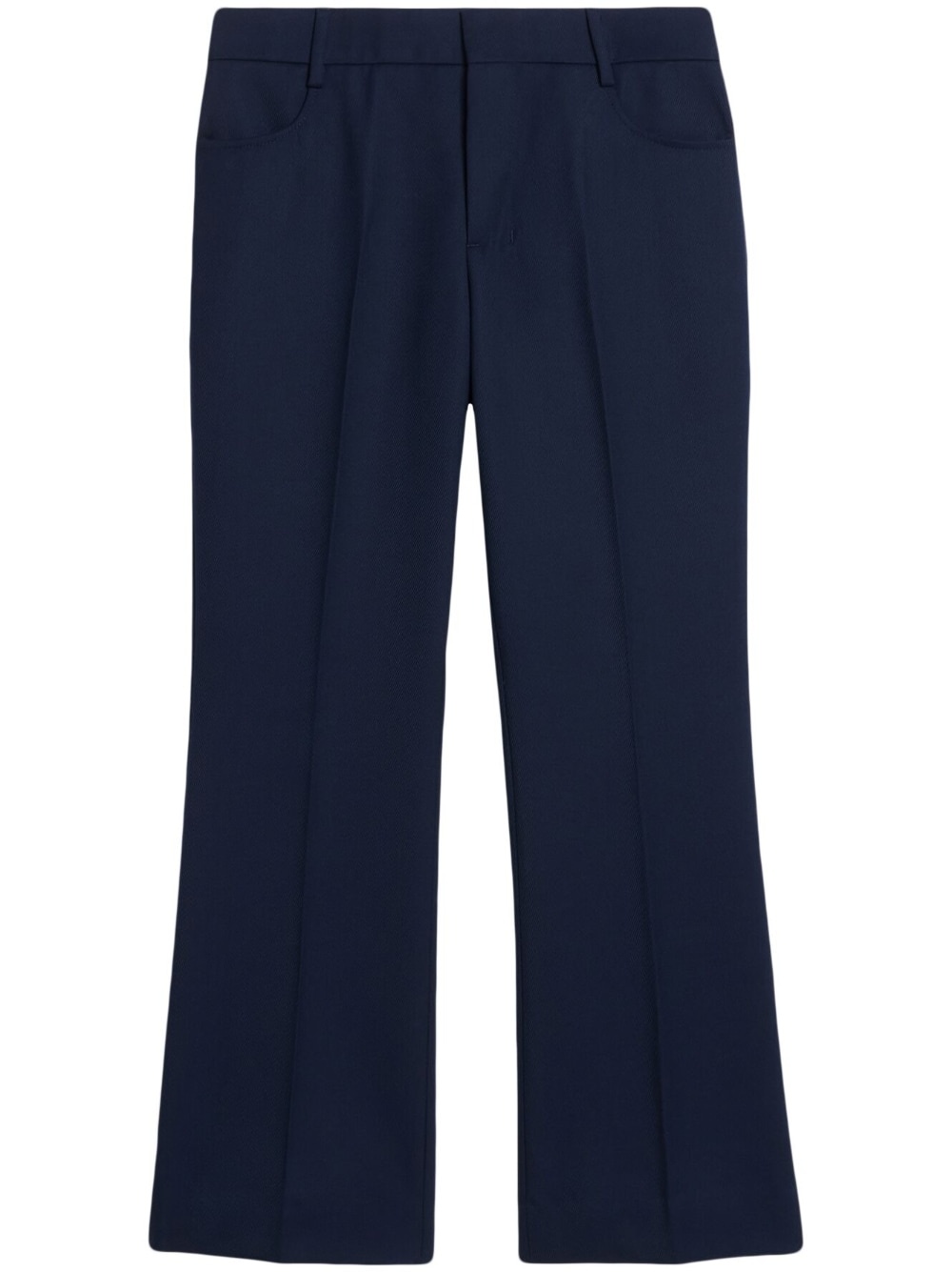 cropped flared trousers - 1