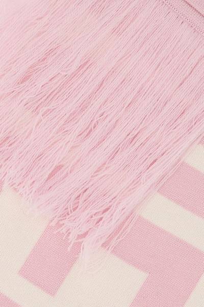 VETEMENTS Pink wool scarf outlook