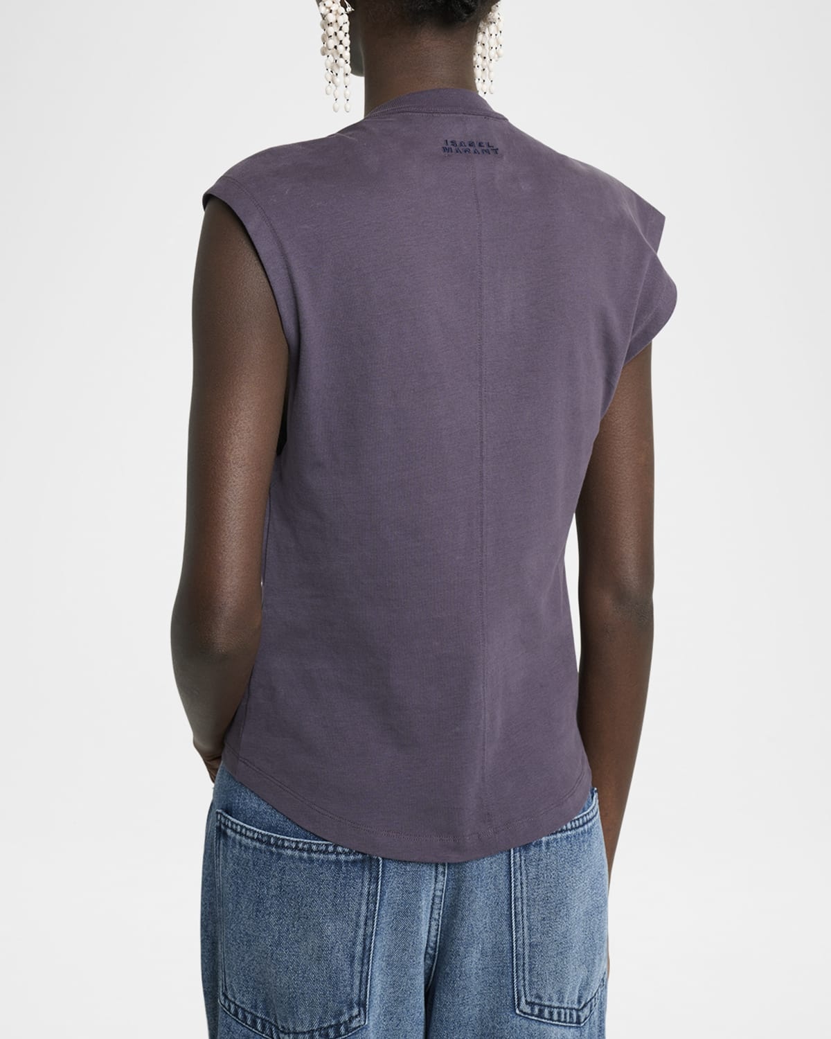Nayda Asymmetric Cotton T-Shirt - 3