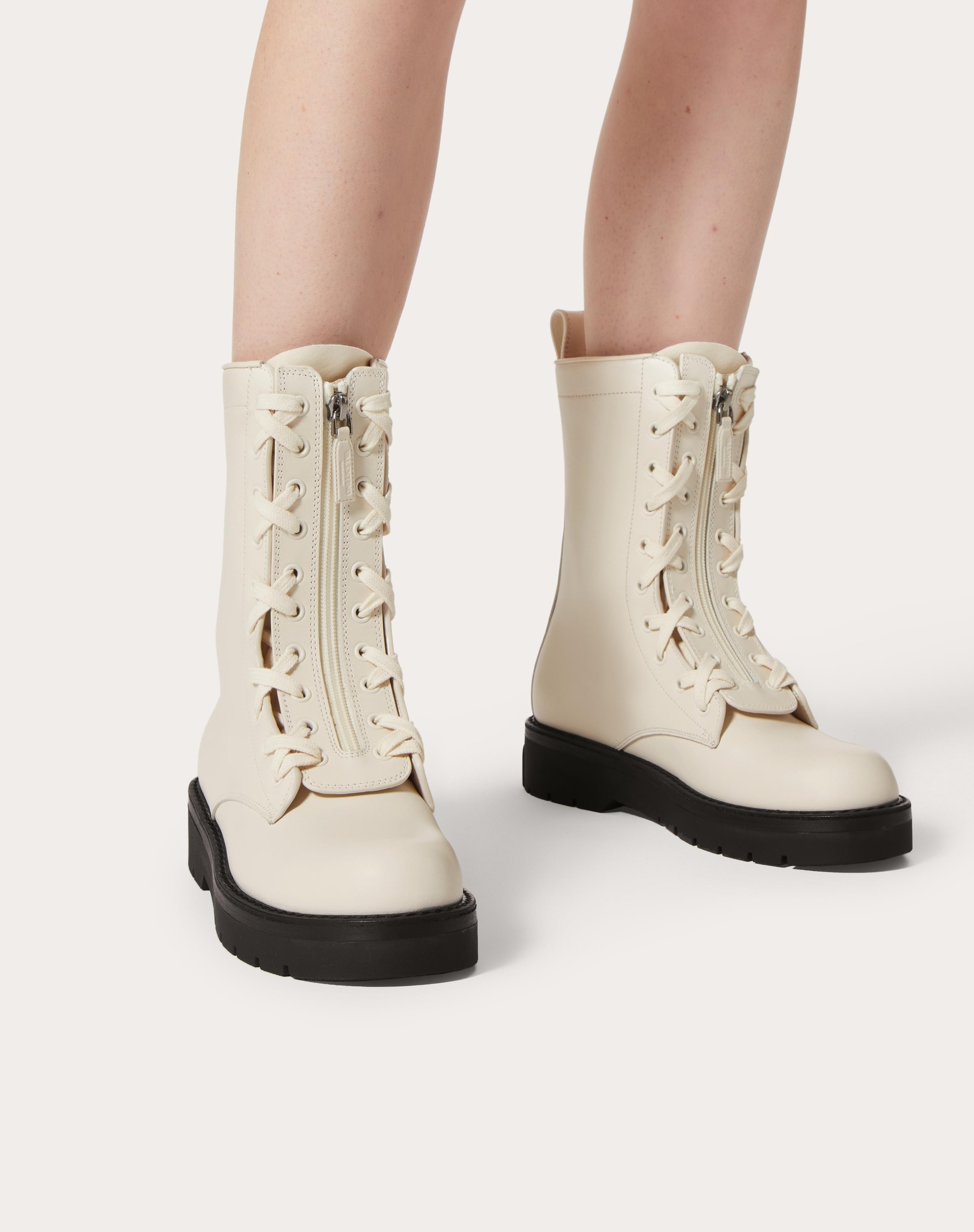 CALFSKIN XCOMBAT BOOTS 40MM - 6