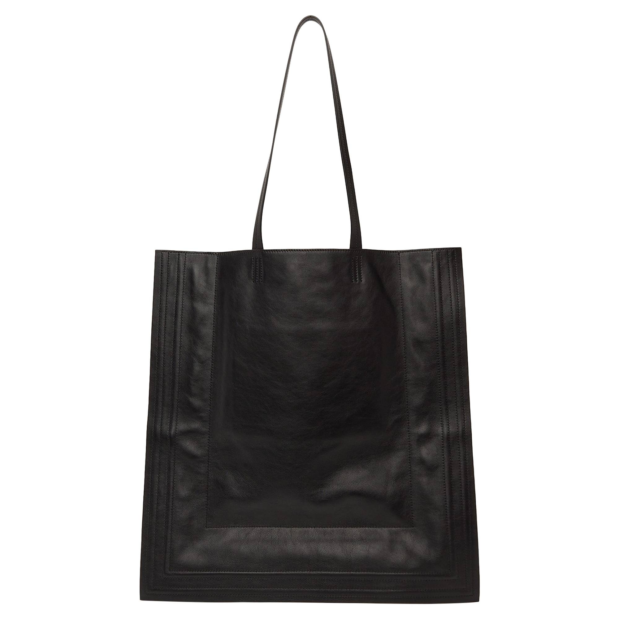 Y/Project Leather Wire Tote 'Black' - 2