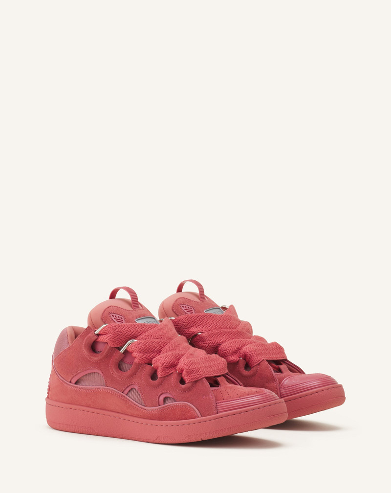 Lanvin CURB MONOCHROME SUEDE SNEAKERS outlook