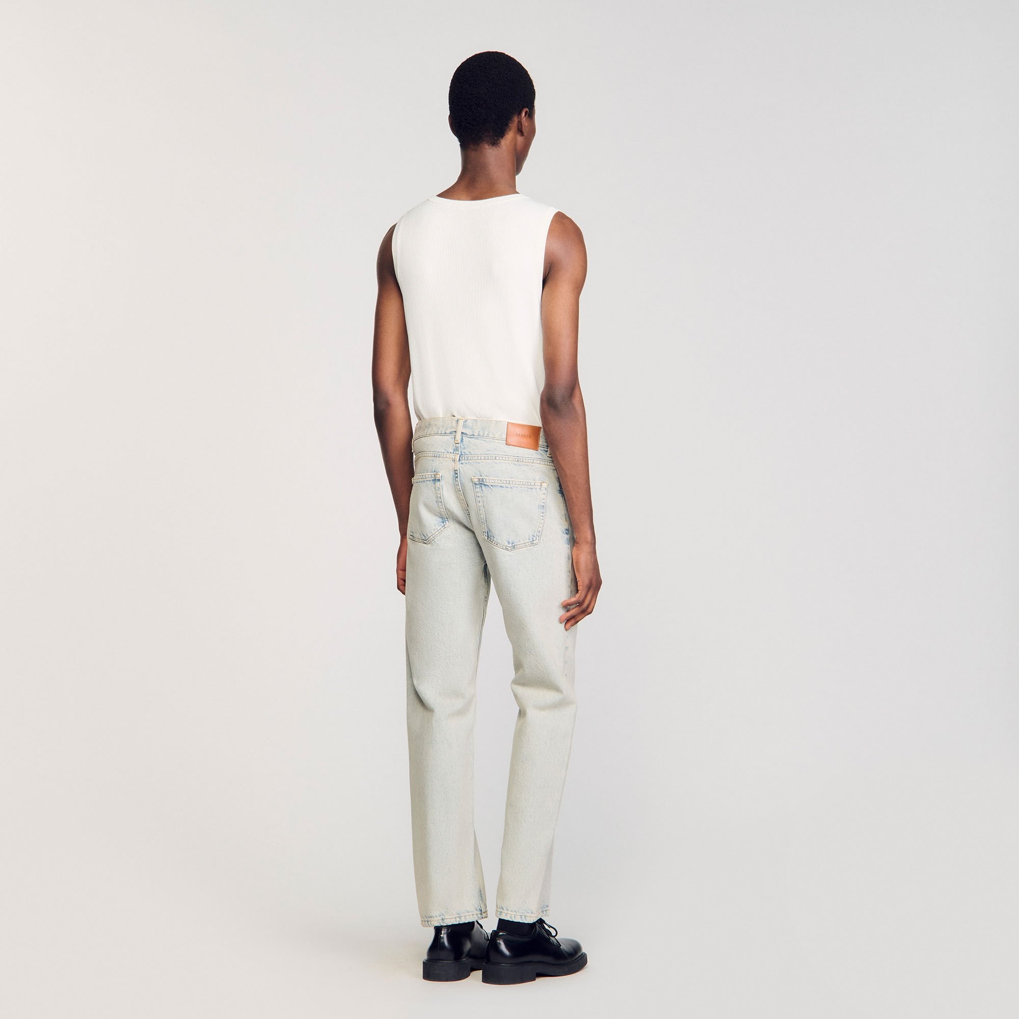 REGULAR FADED JEANS - 5