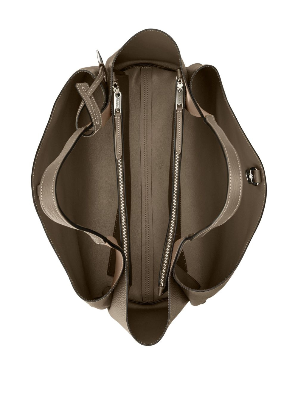 two-handle T-plaque shoulder bag - 3