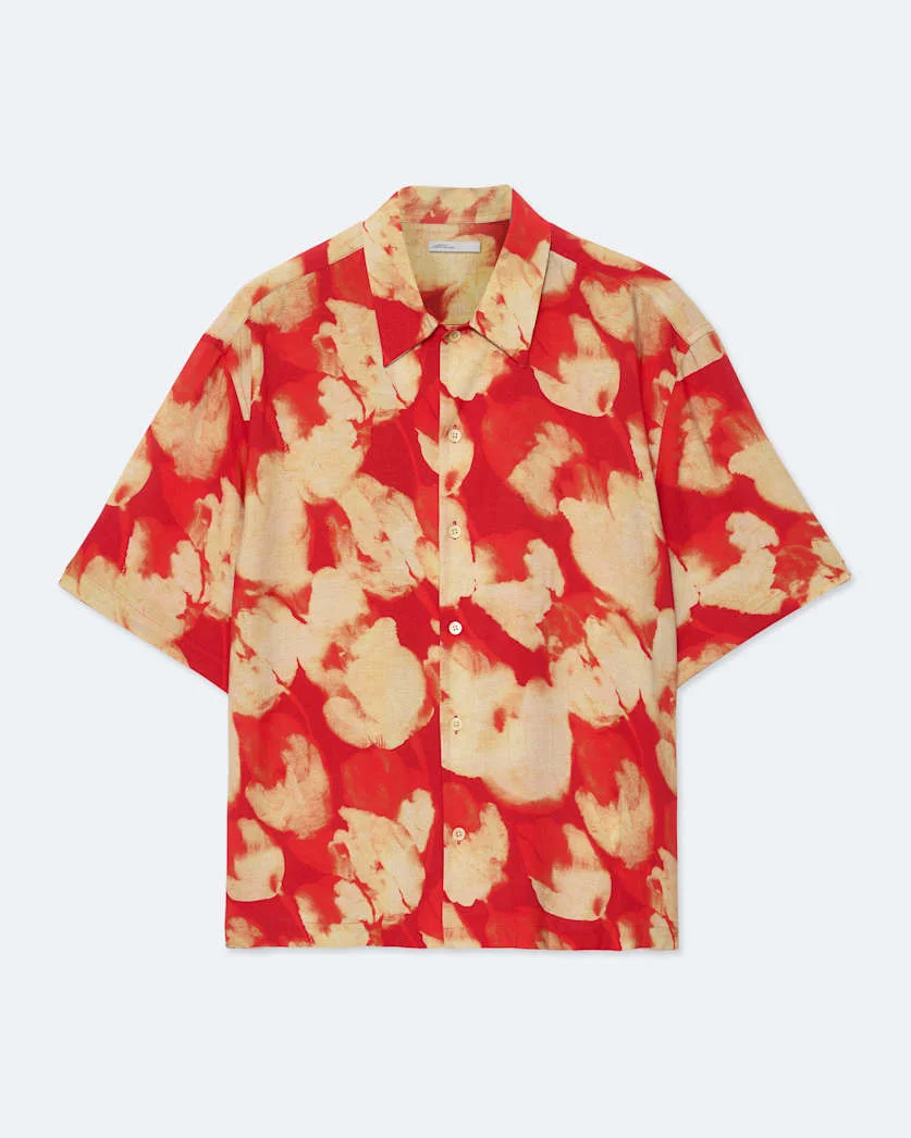 TULIP OVERSIZED FLORAL-PRINT SHIRT - 1