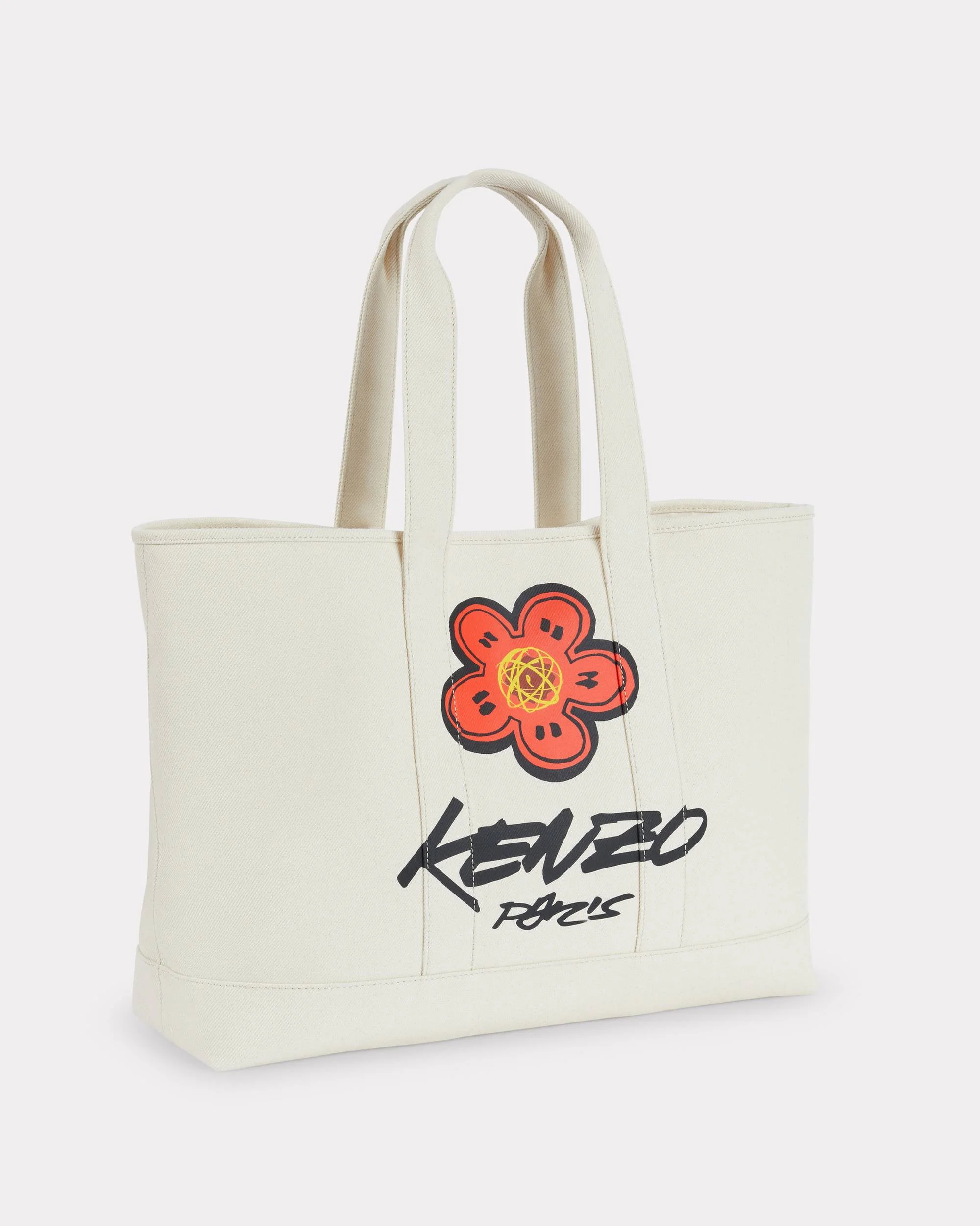 'Kenzo x Futura 2000' large tote bag 'Kenzo Utility' in canvas - 1