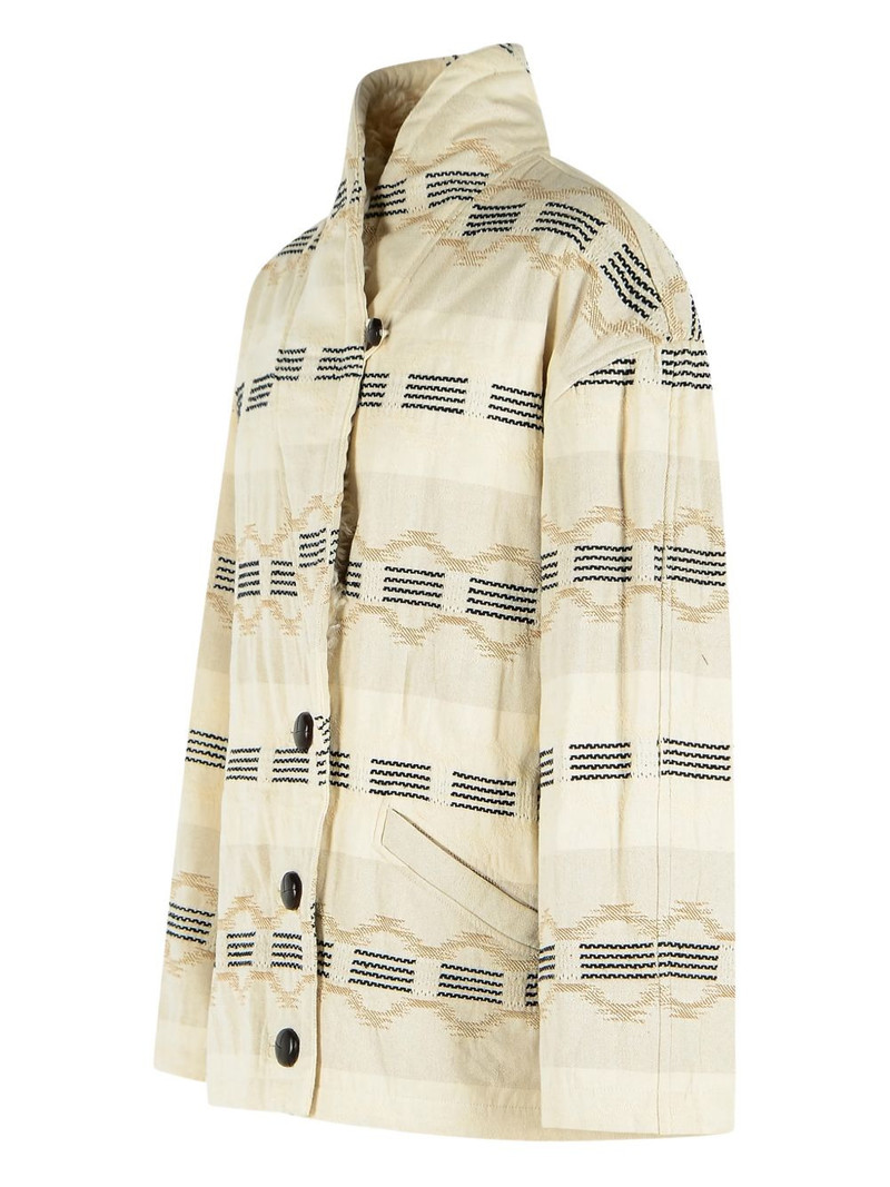 Quayla raised-neck pattern jacket 3