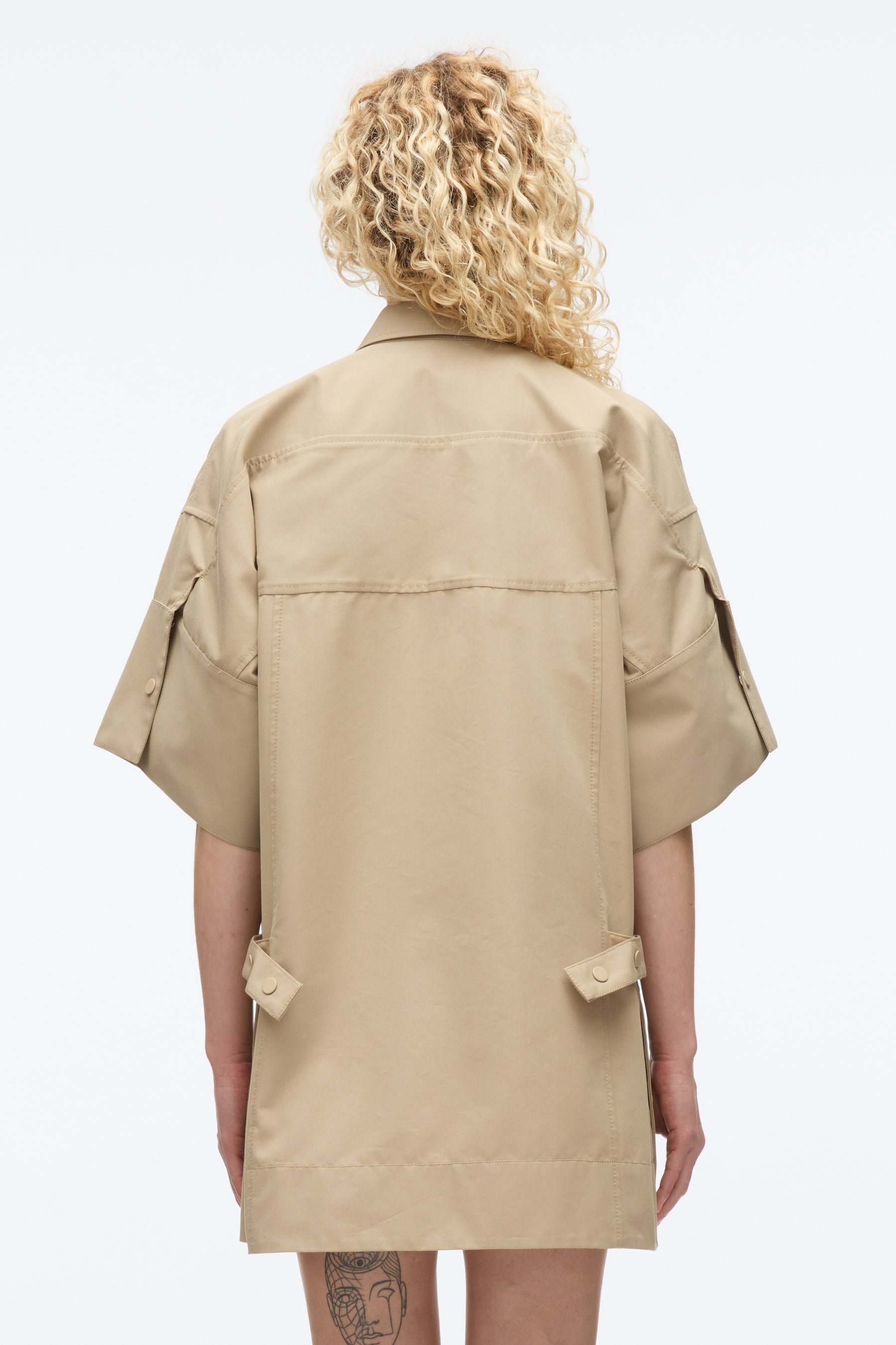 Cargo Mini Shirt Dress - 5