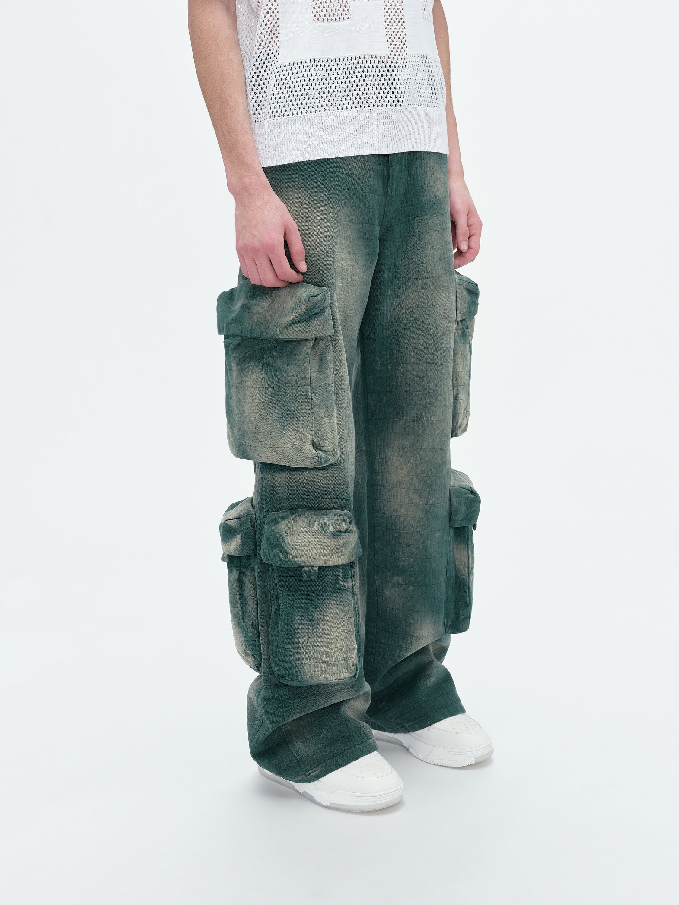 AMIRI JACQUARD UTILITY PANT - 4