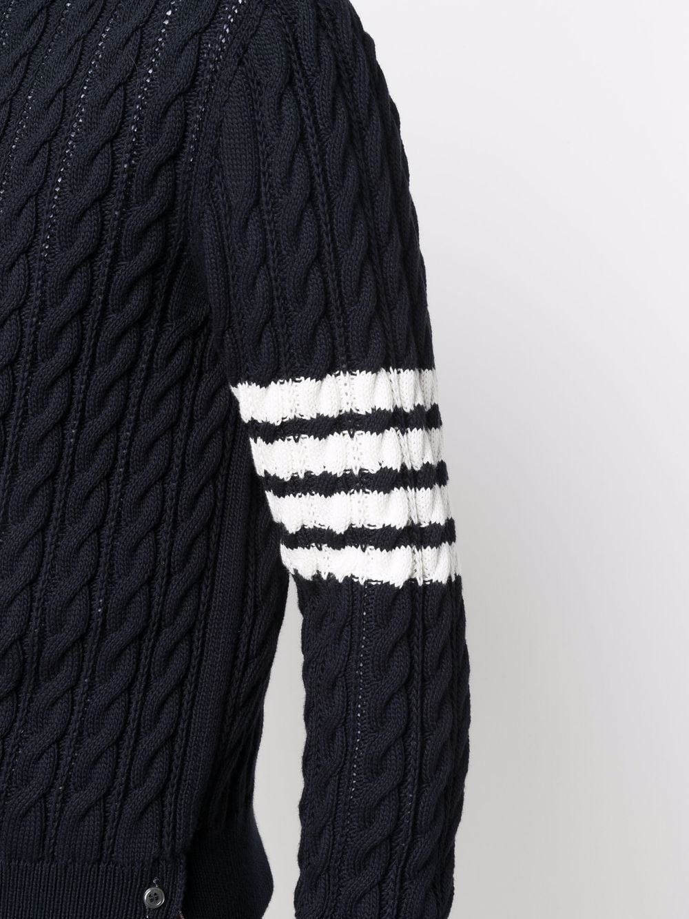 4-Bar cable-knit jumper - 5