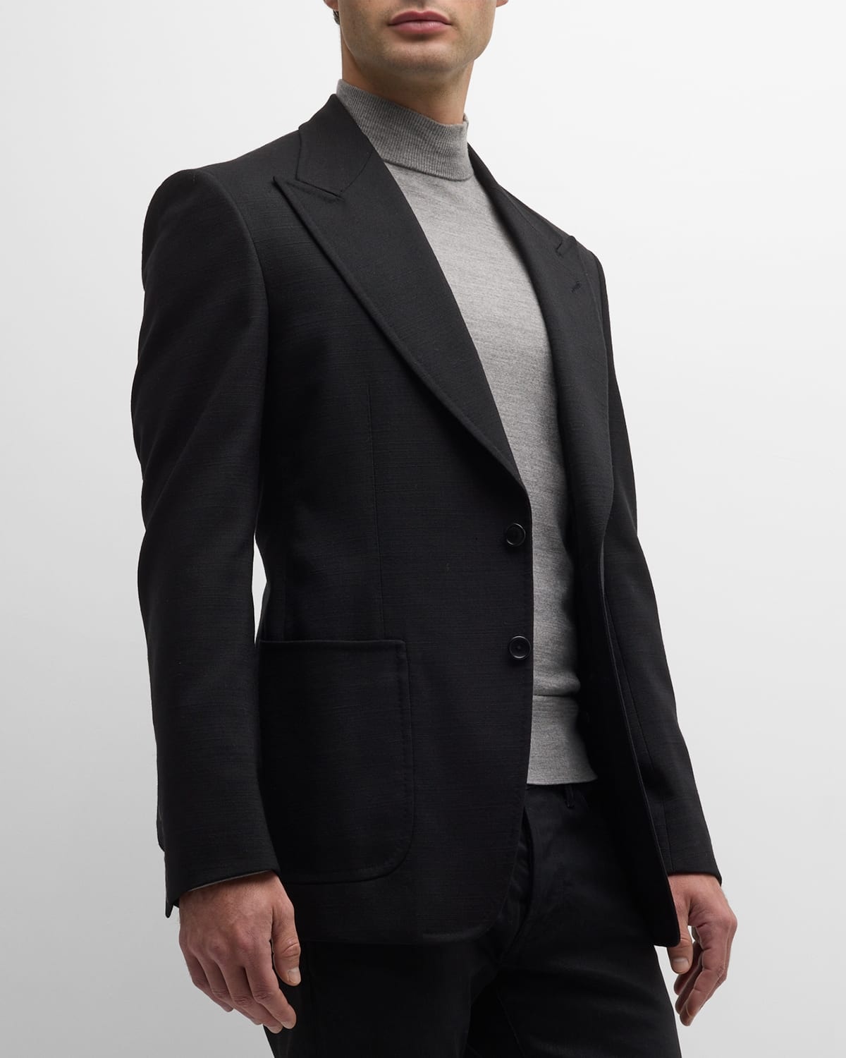 Men's Shelton Hopsack Sport Coat - 4