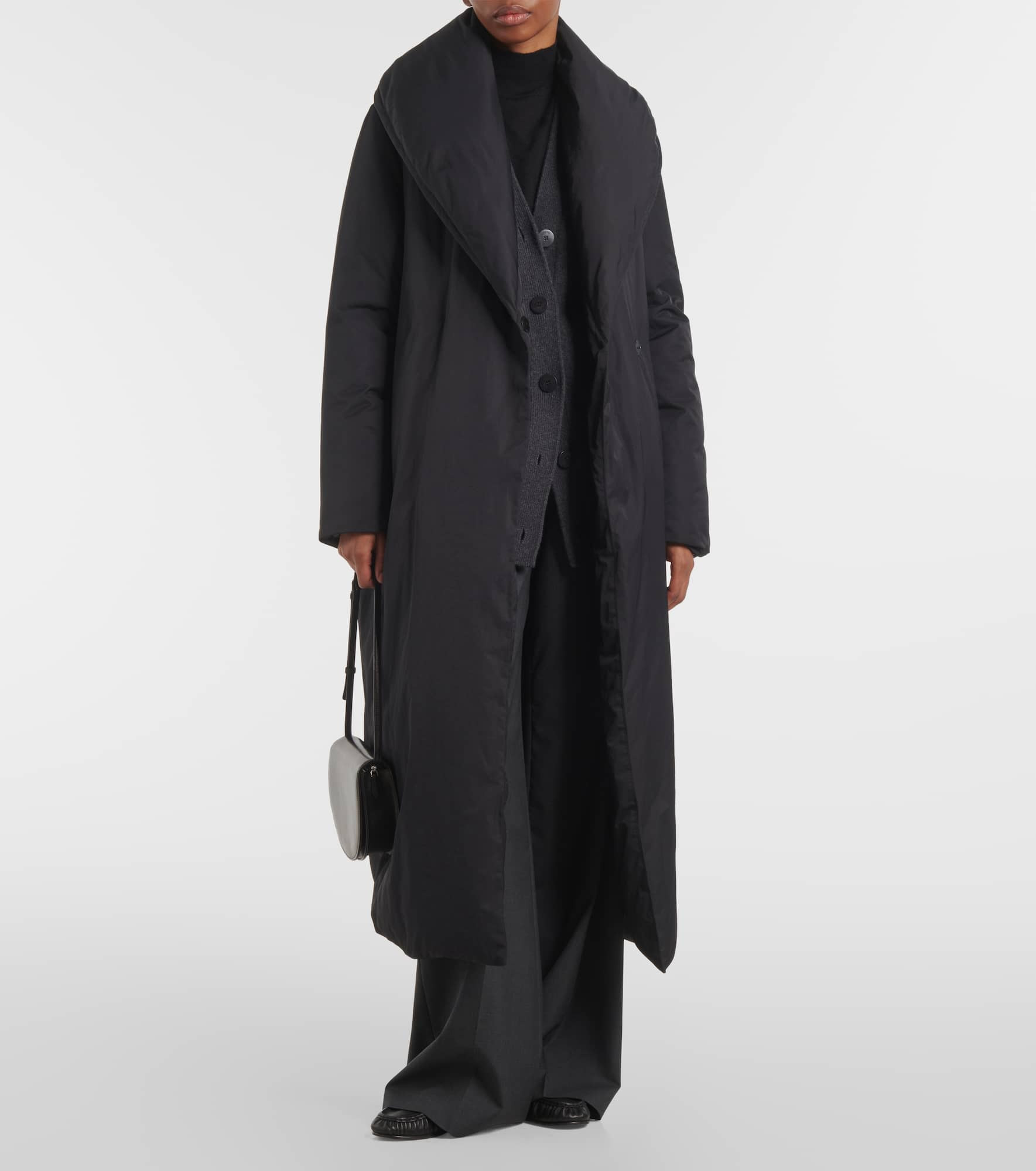 Belted puffer coat - 2