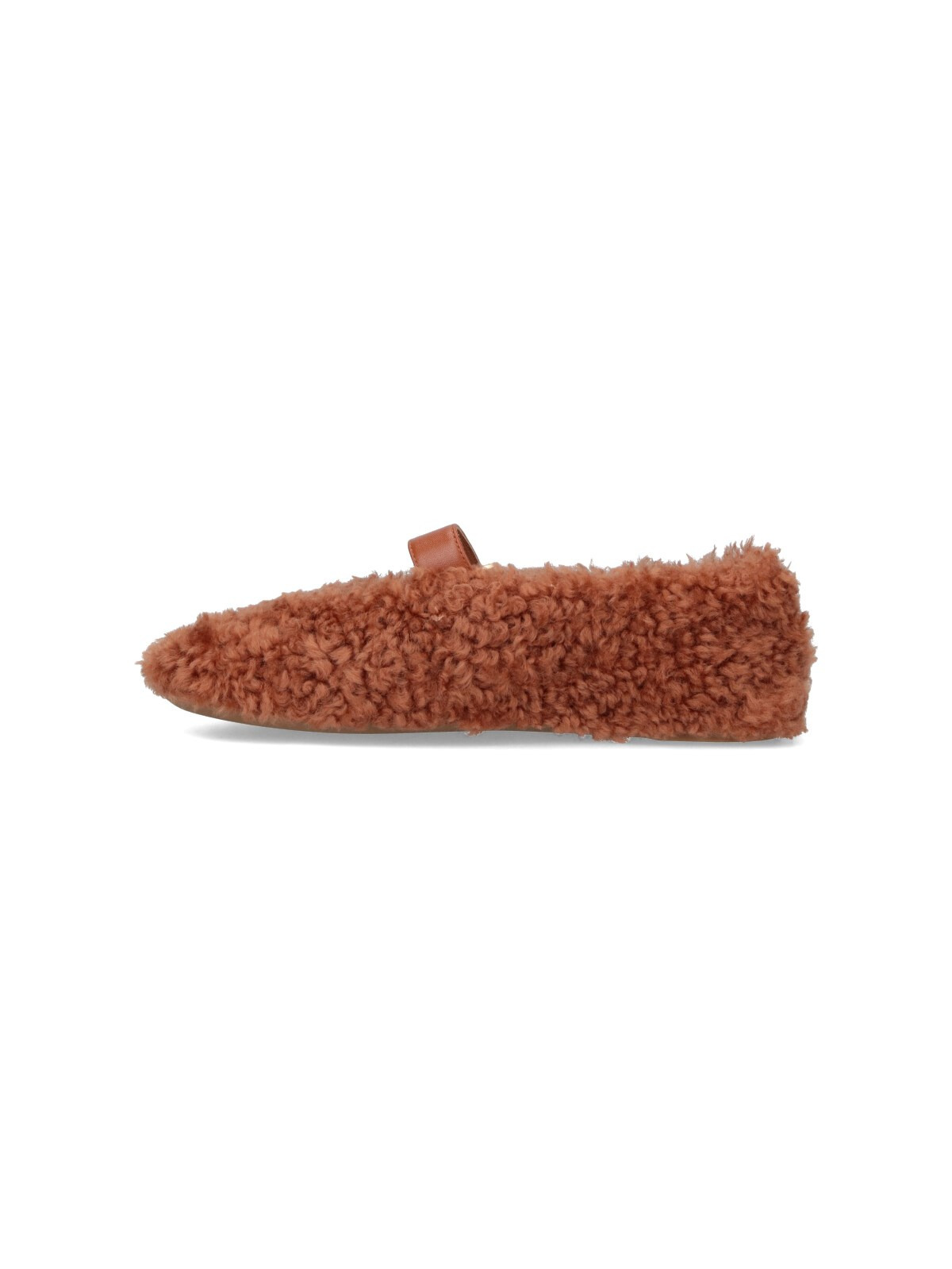 'GANCINI' SHEARLING BALLET FLATS - 3