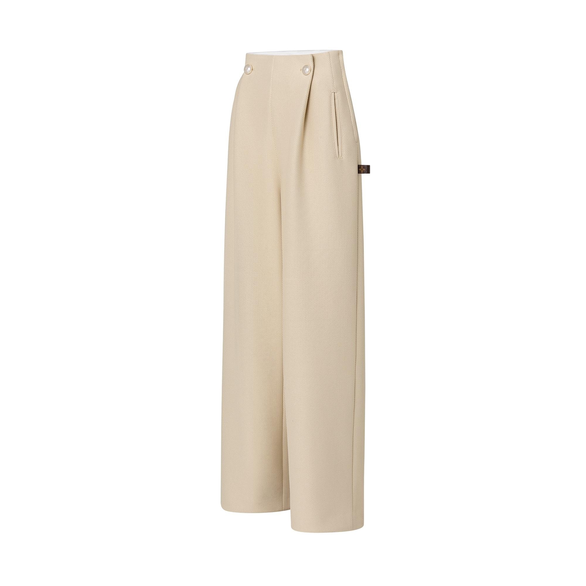 Piqué Interlock Dart Pants - 2