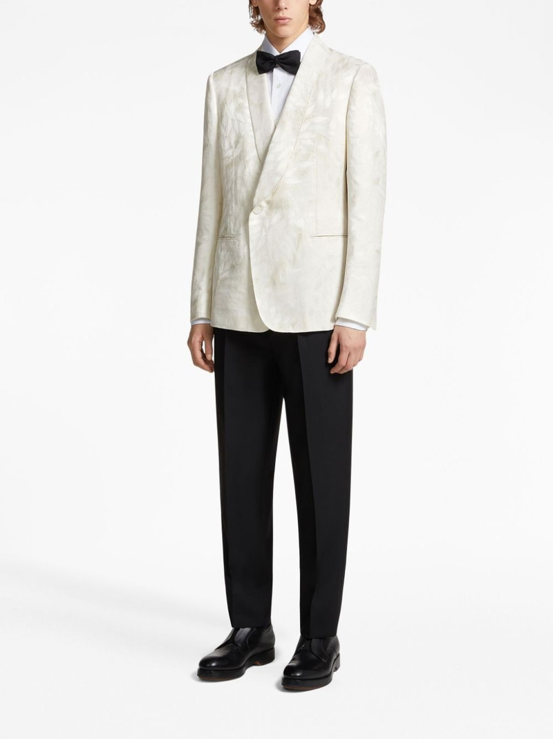 ZEGNA jacquard silk-wool evening jacket outlook