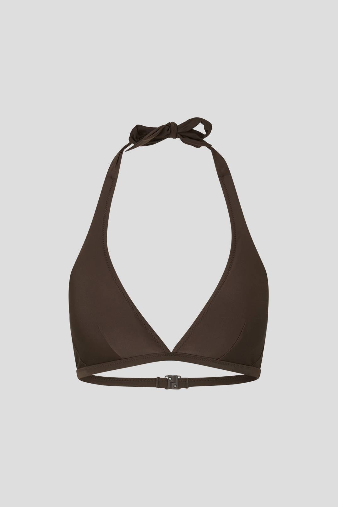 JASMIN BIKINI TOP IN DARK BROWN - 1