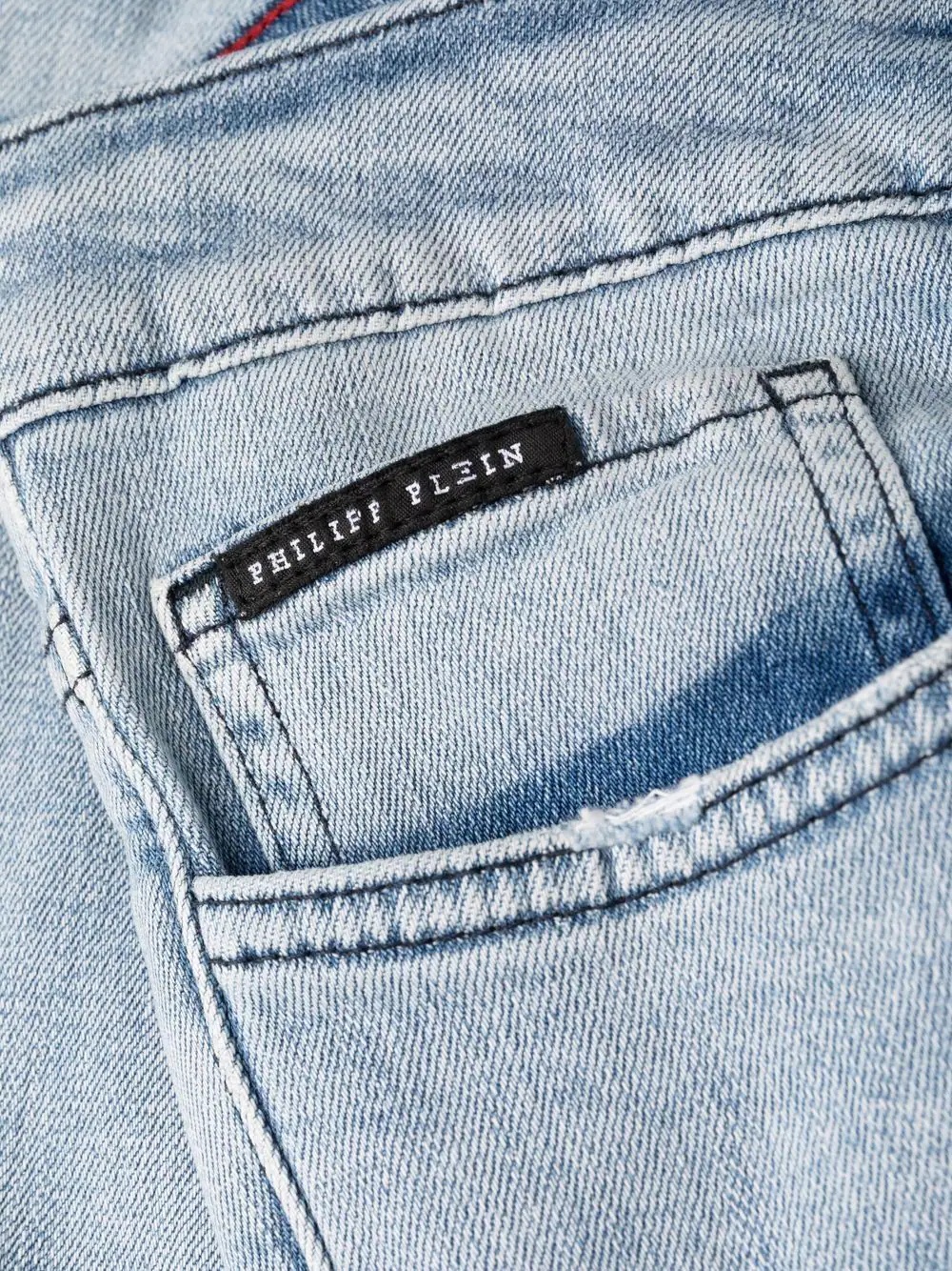 skinny-cut denim jeans - 6