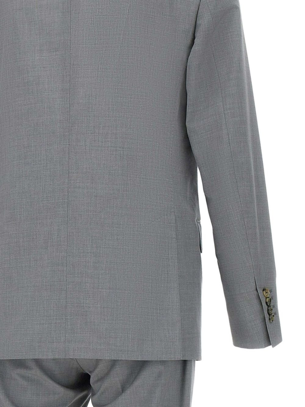 double-breasted peak lapel suit - 4