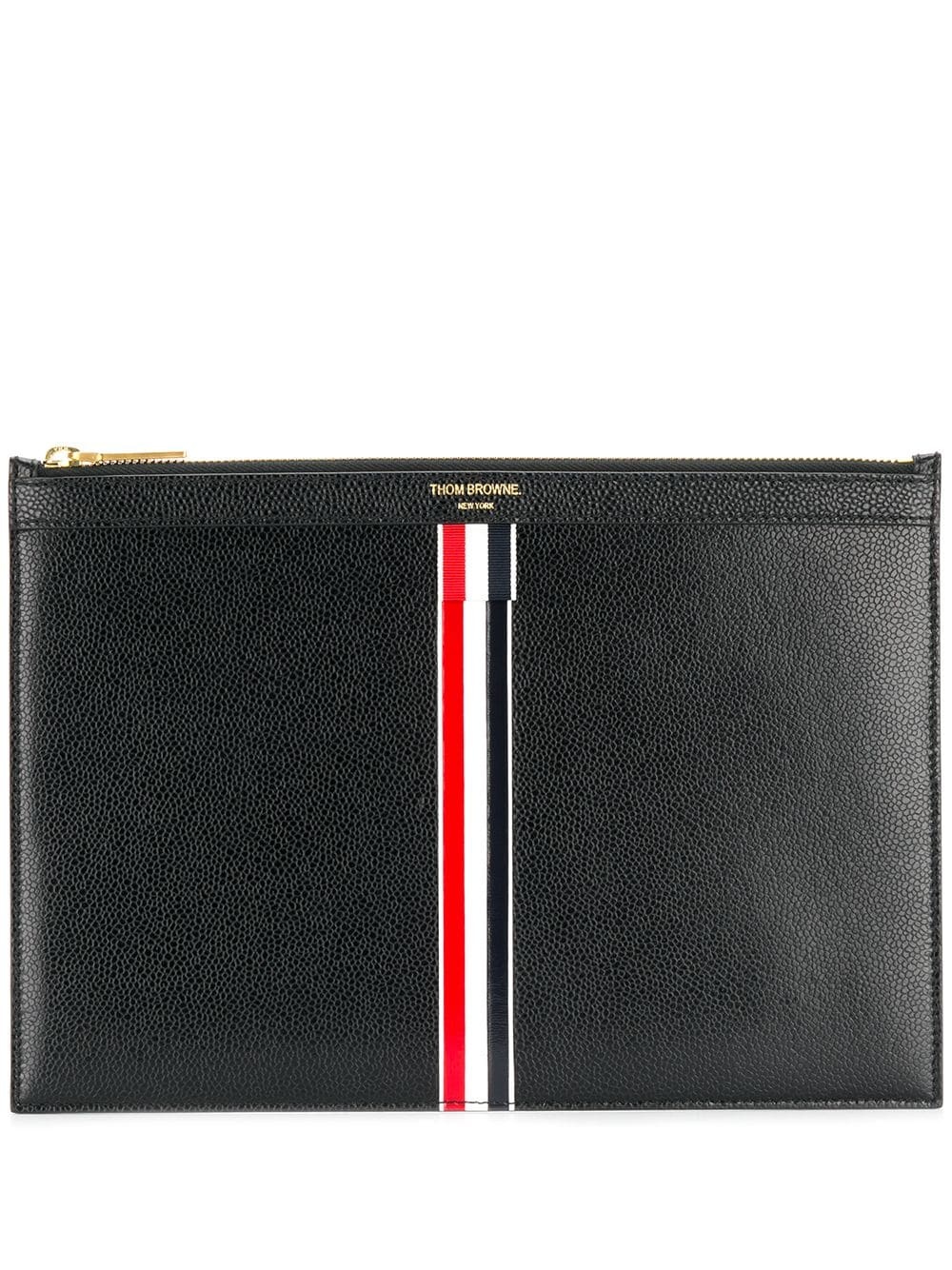 RWB-stripe leather tablet holder - 1