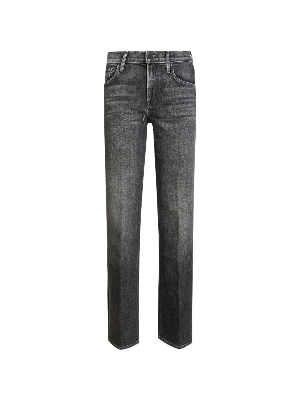 faded-effect whiskered jeans - 1