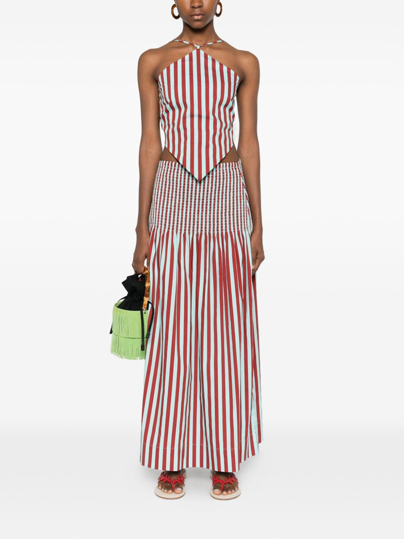 SIMONMILLER striped maxi skirt outlook