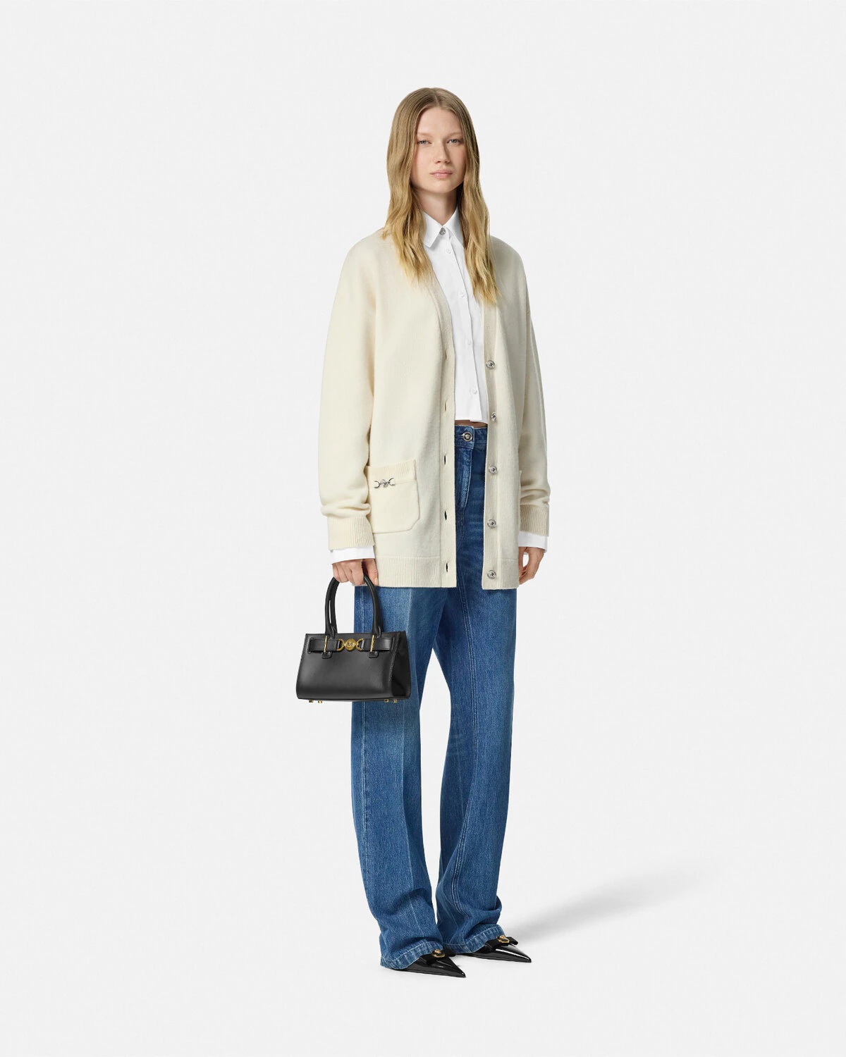 Cashmere-Blend Oversize Cardigan - 2