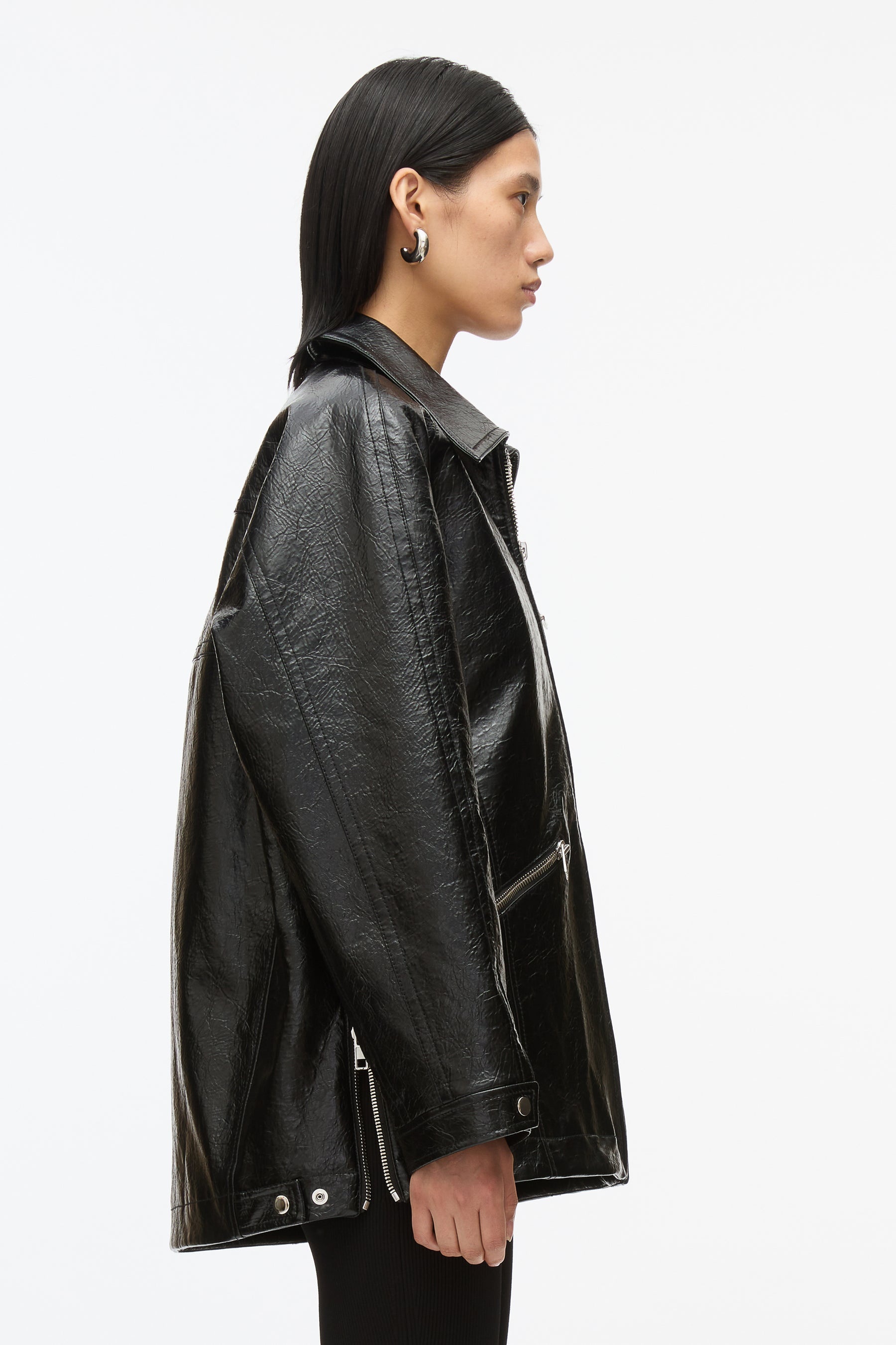 Faux Leather Ranch Jacket - 3