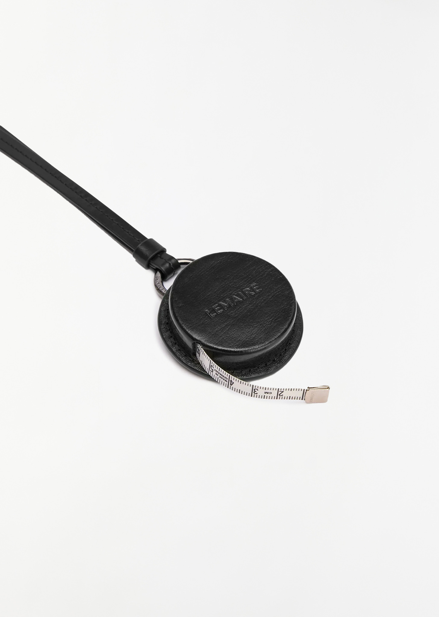 Molded Tape Necklace — Black - 2