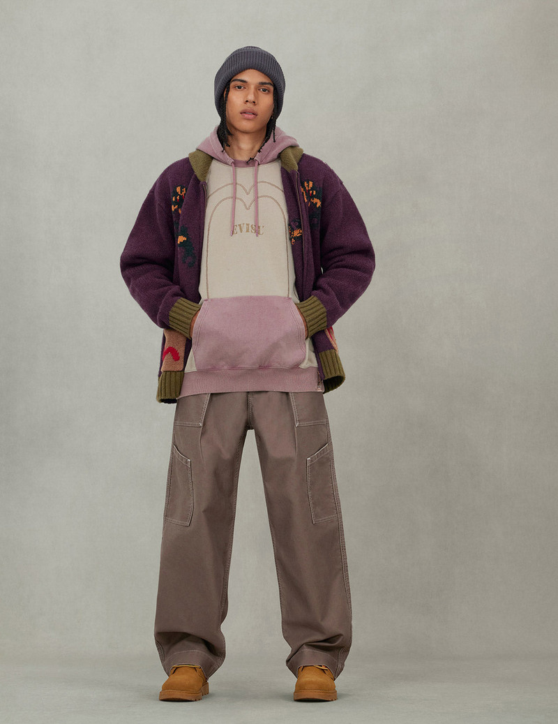 스파이더 및 Seagull Intarsia Knit Relax Fit Cowichan 스웨터 5