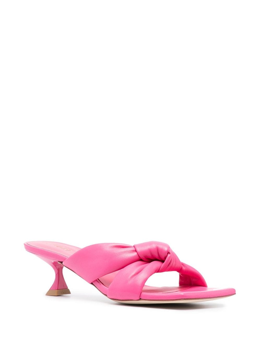 slip-on square-toe sandals - 2