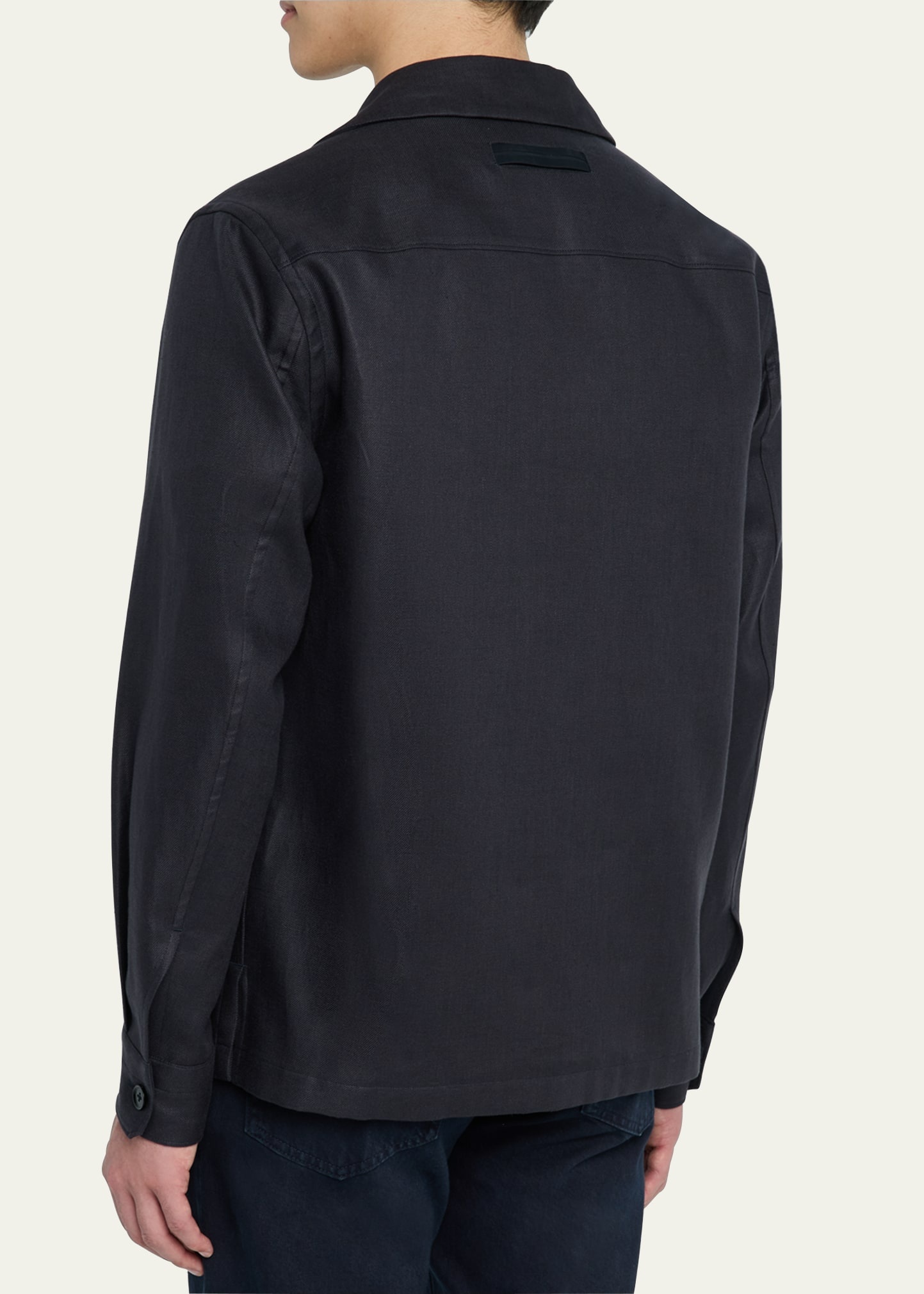 Men's Oasi Linen Overshirt - 3