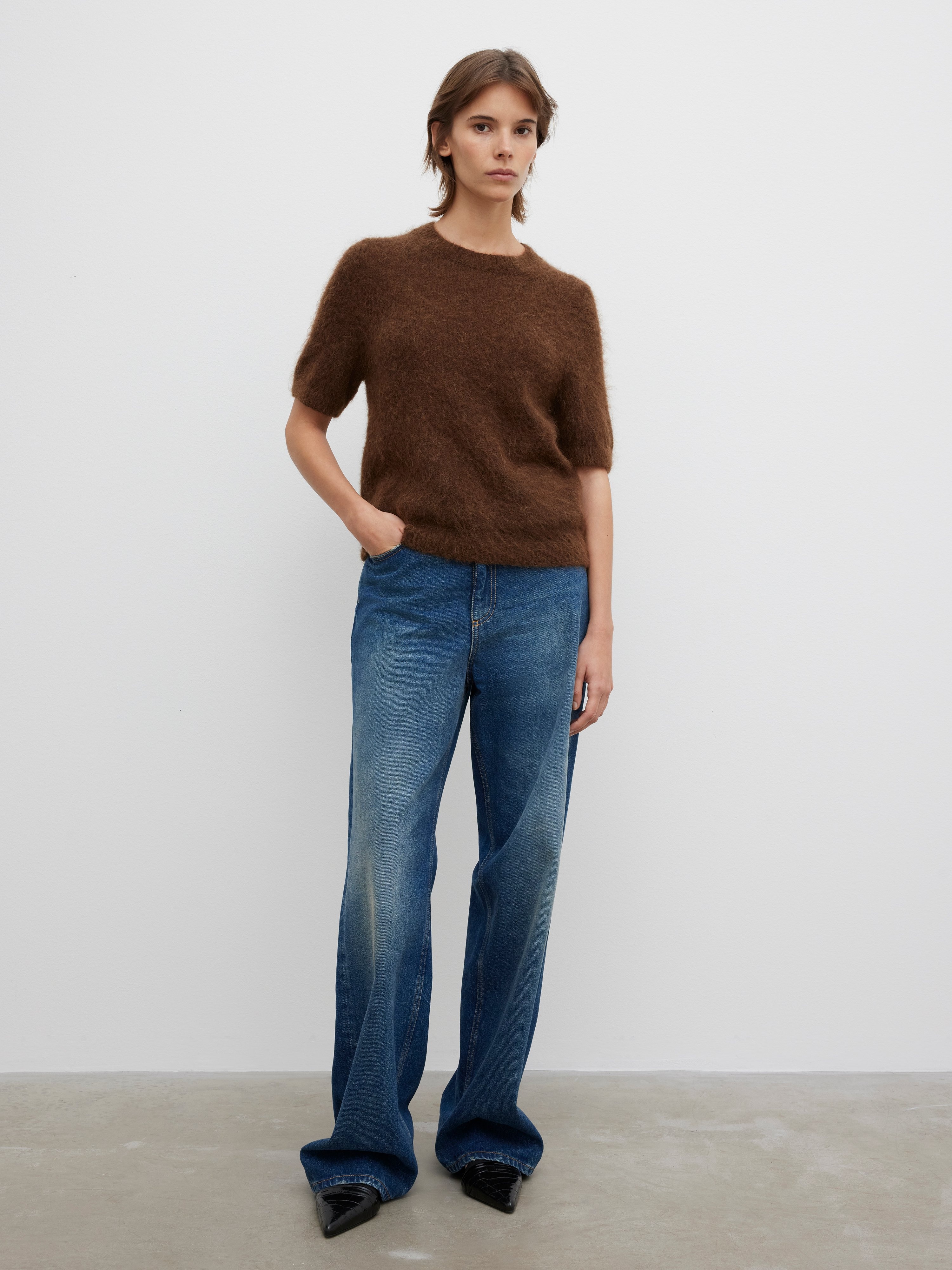 Brushed alpaca top - 3