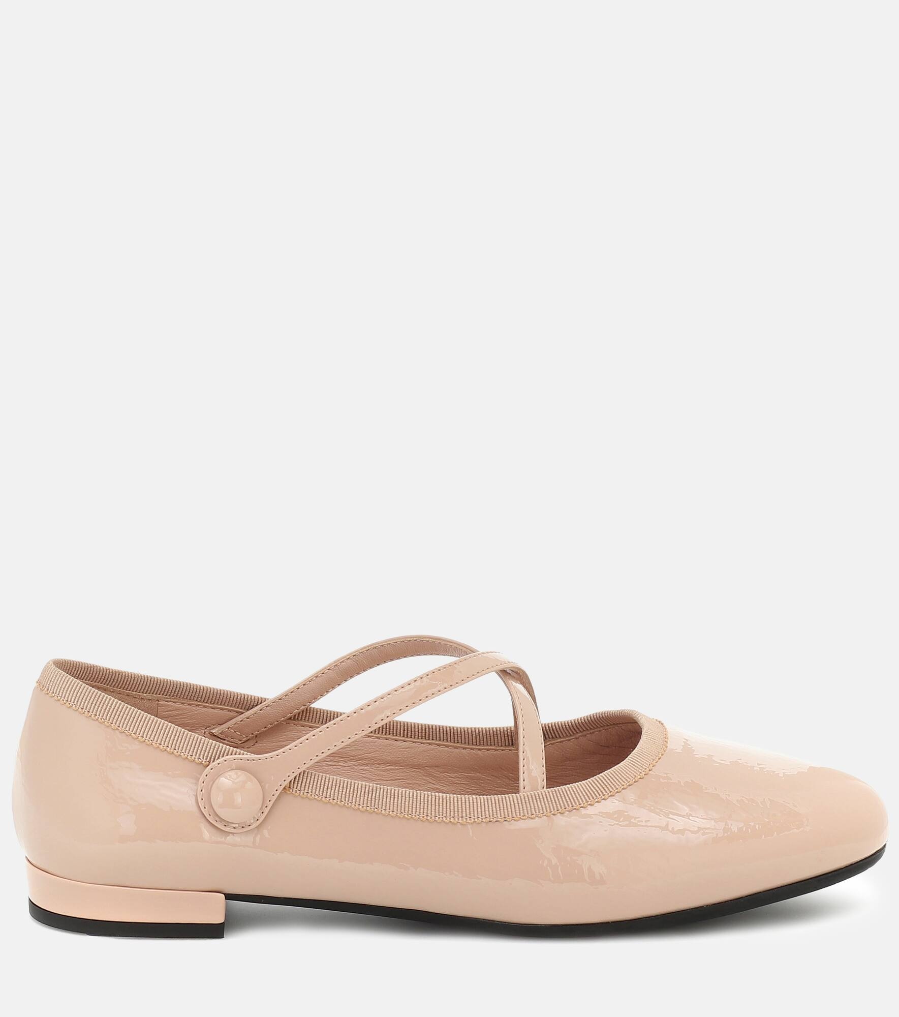 Patent leather ballet flats - 5