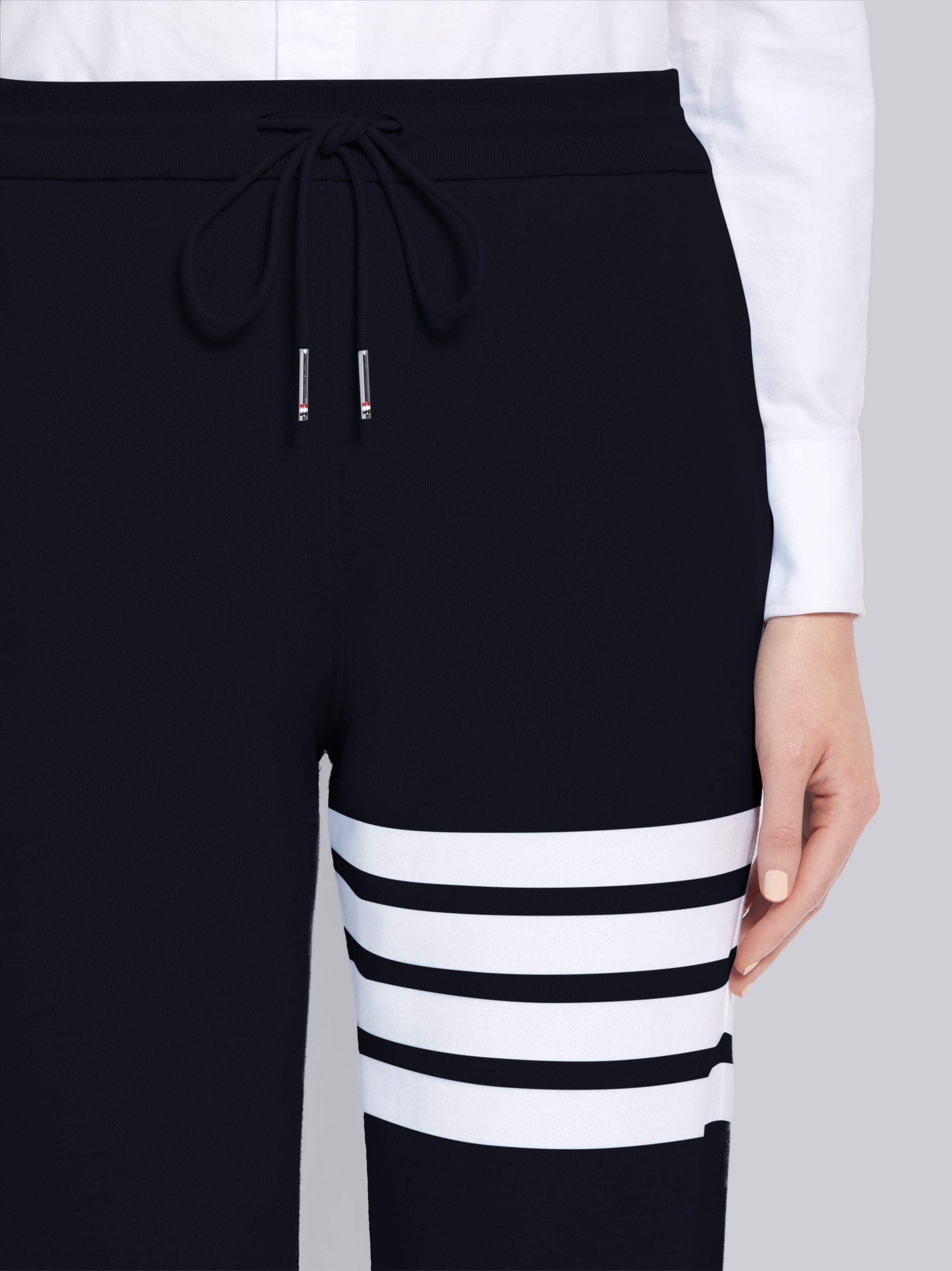 Wool Cashmere Rib 4-Bar Seamless Leggings