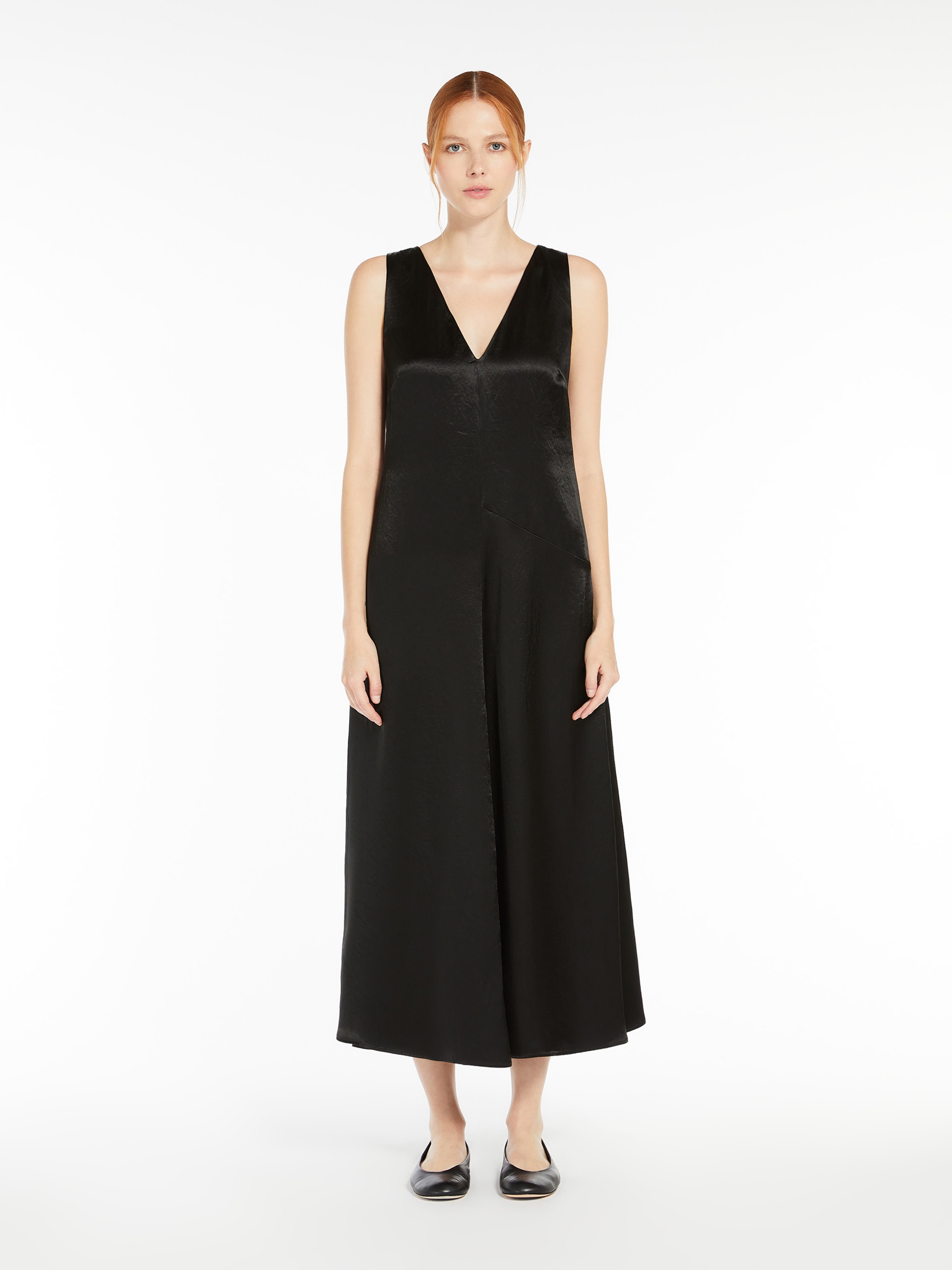 CIMA Long satin dress - 3