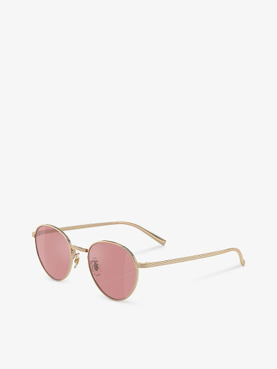 Oliver Peoples OV1336ST Rhydian round-frame titanium sunglasses outlook