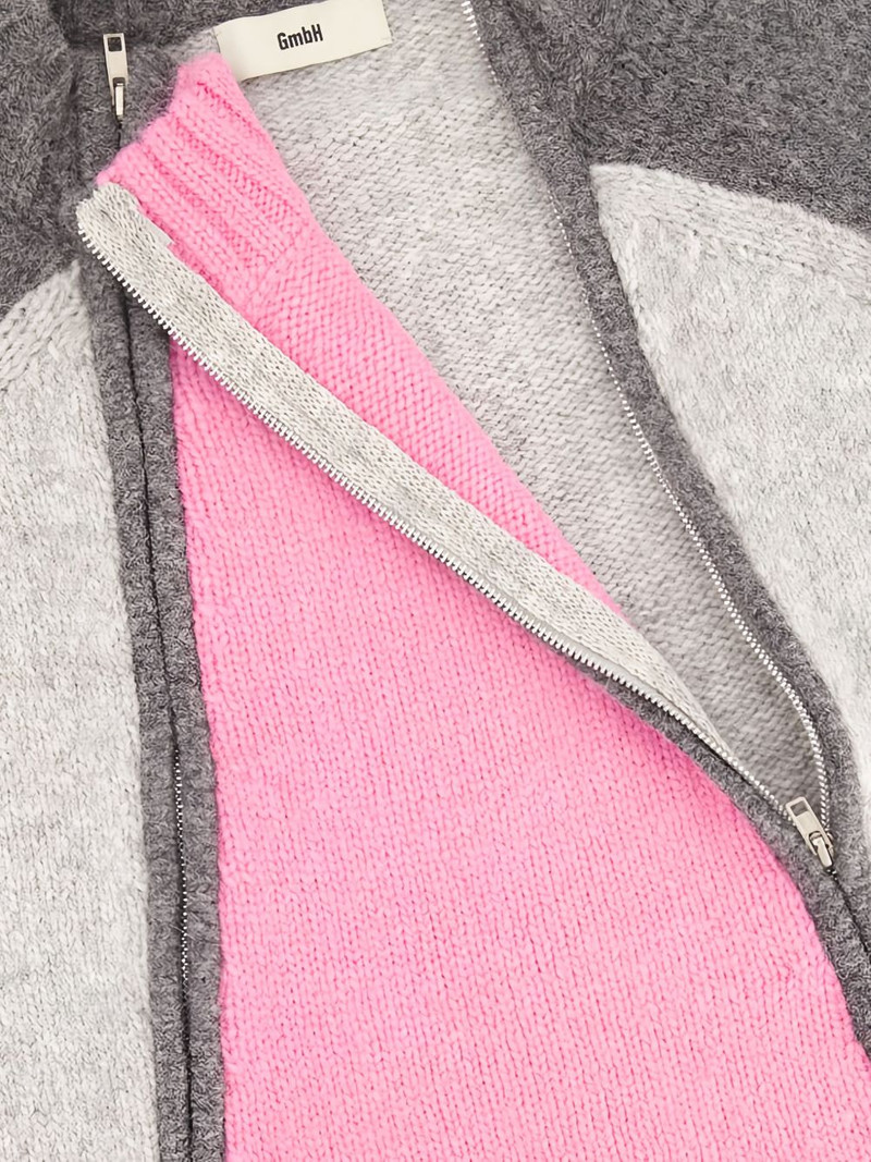 Ghassan zip colourblock sweater 3