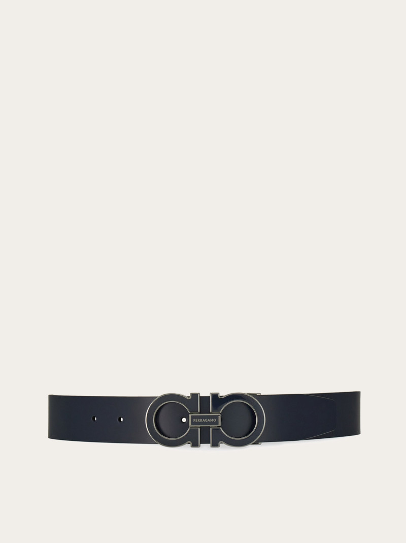 Reversible and adjustable Gancini belt 1
