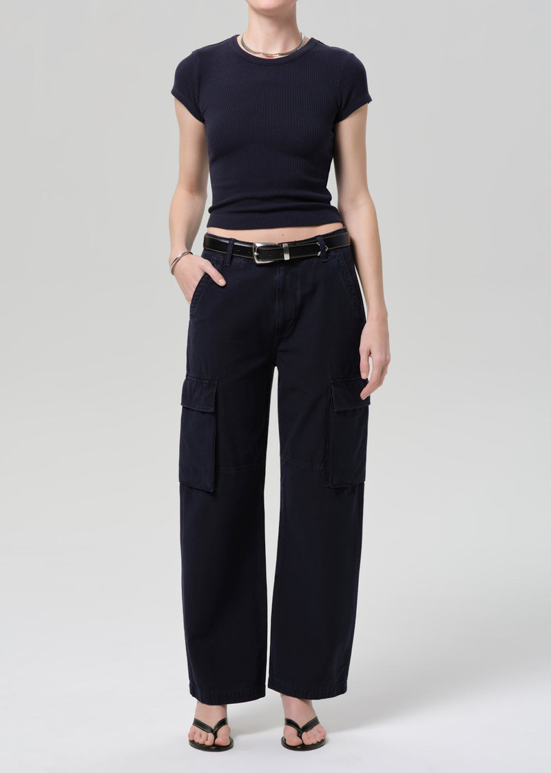 Esme Cargo Trouser In Navy - 1
