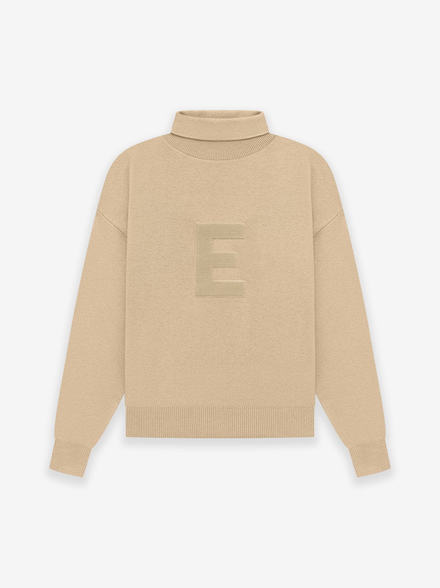 Womens Knit Turtleneck - 1