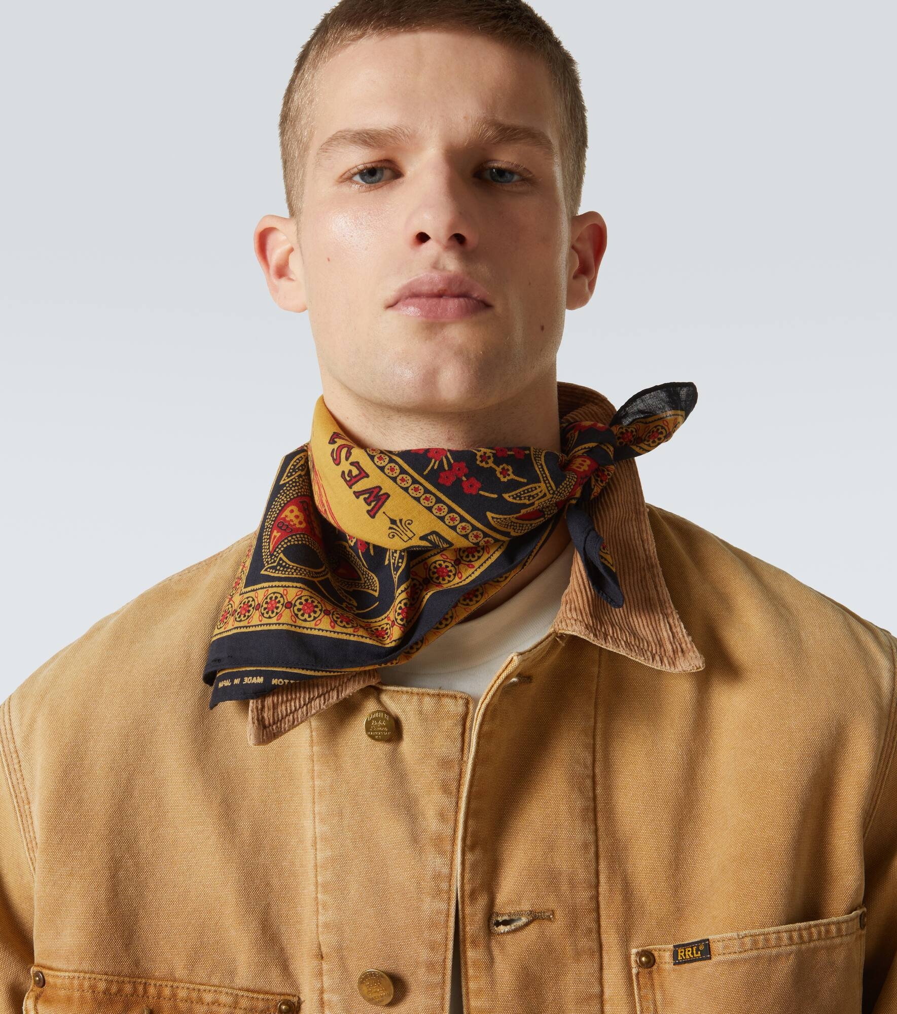 Printed cotton scarf - 3