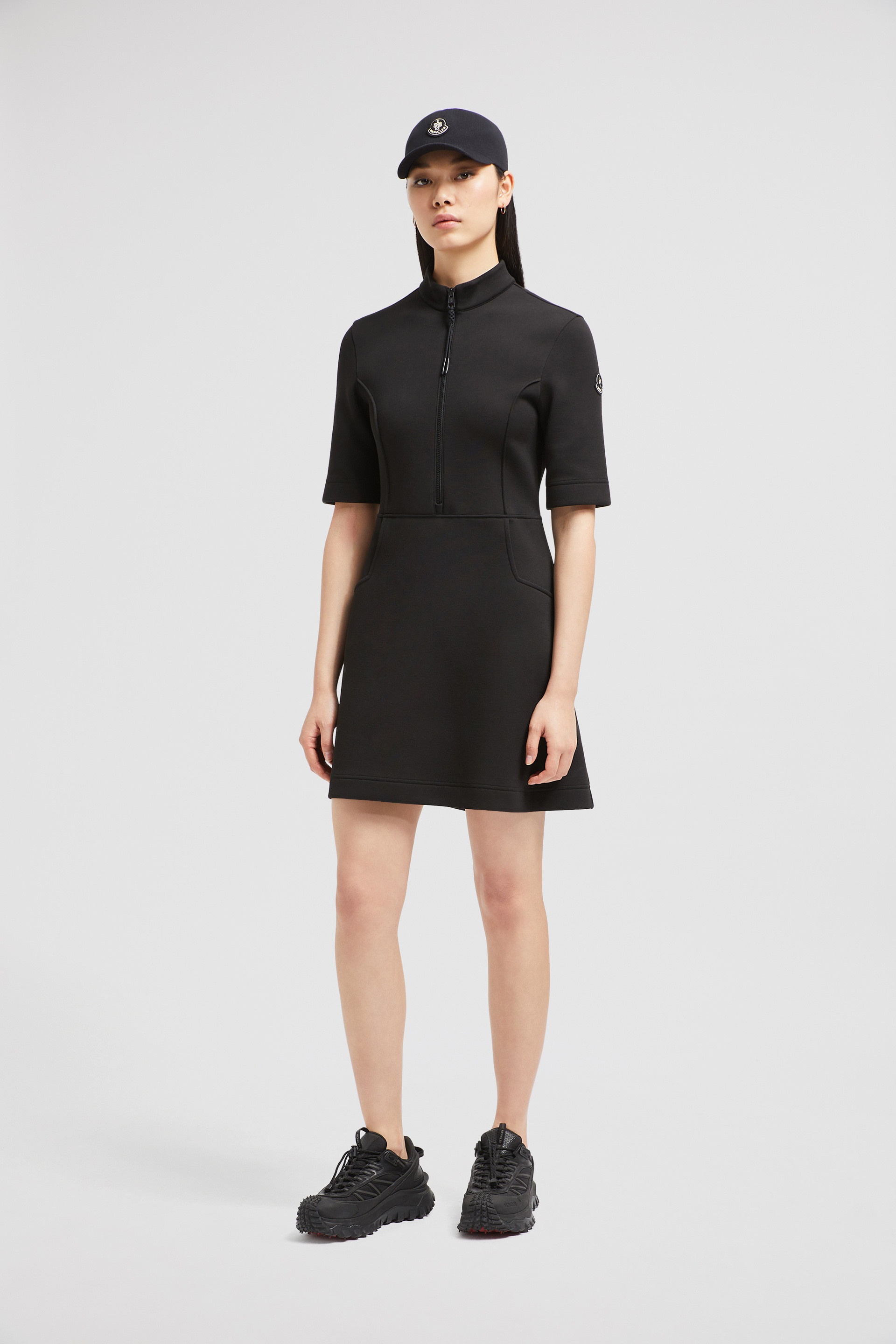 Year of the Snake Patch Neoprene Mini Dress - 2