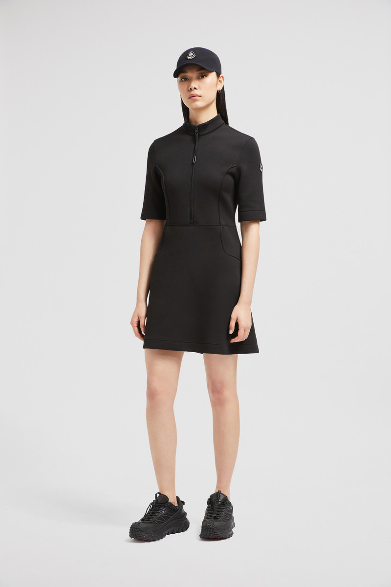 Moncler Year of the Snake Patch Neoprene Mini Dress outlook