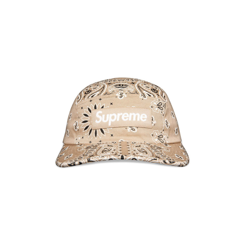 Supreme Bandana Camp Cap 'Tan' - 1