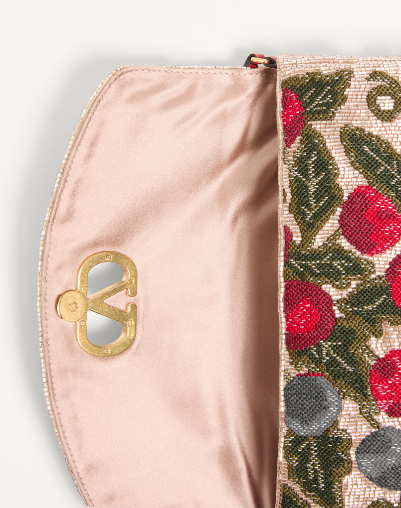 Valentino VALENTINO GARAVANI VAIN SOFT EMBROIDERED SMALL SHOULDER BAG outlook